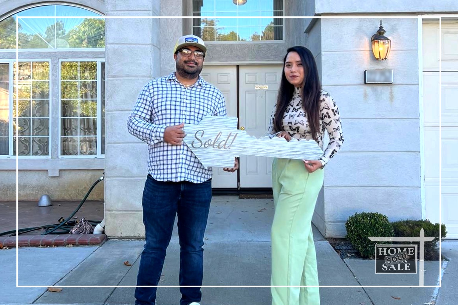 Sold — handing over the keys