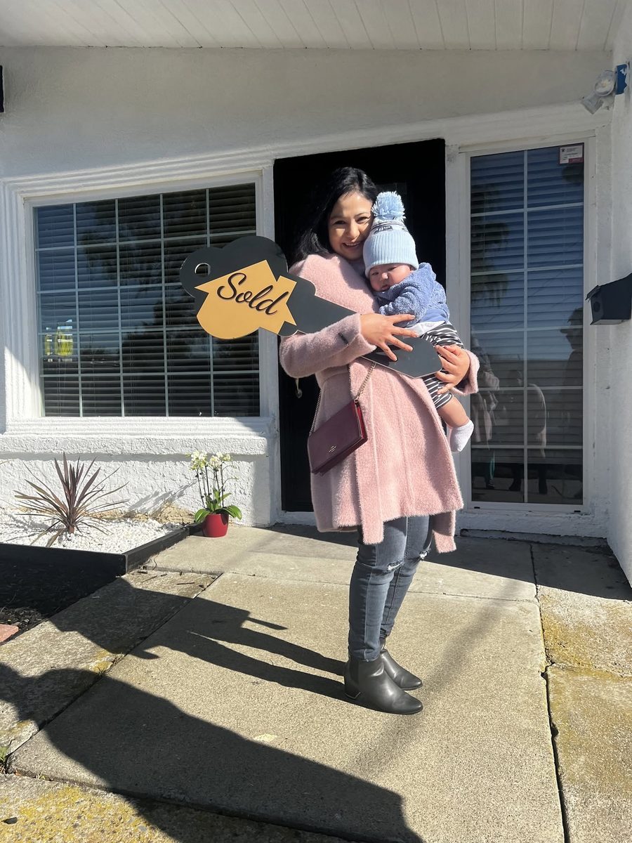 Sold — handing over the keys
