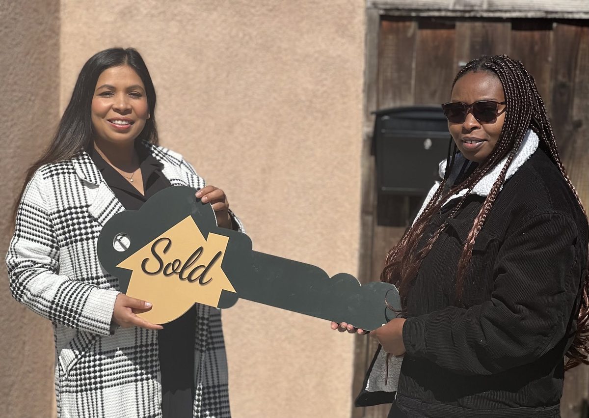 Sold — handing over the keys