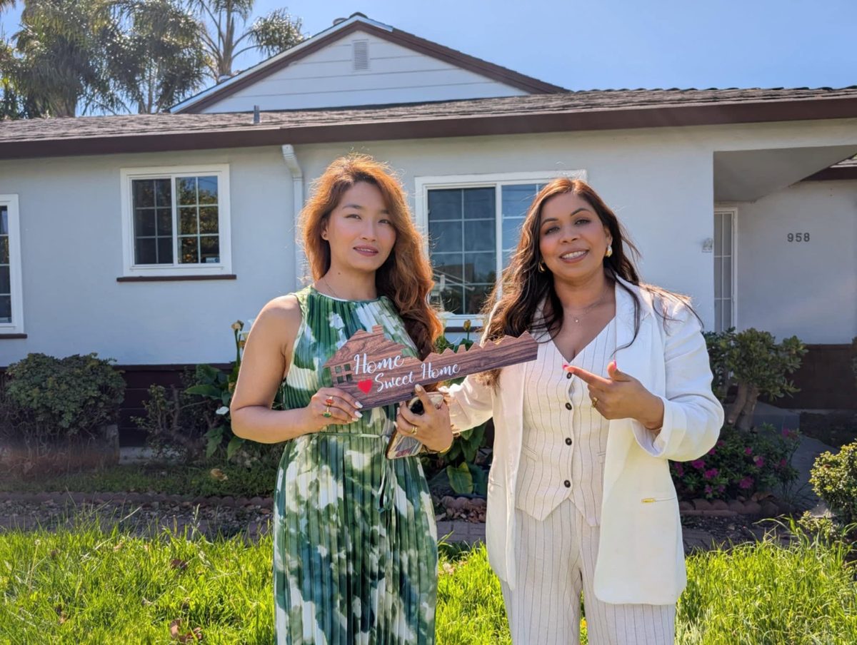 Sold — handing over the keys