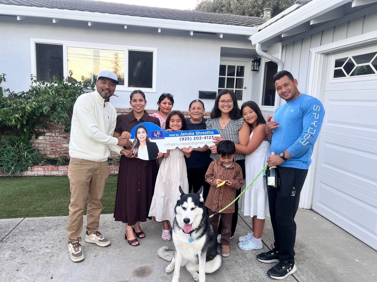 Sold — handing over the keys
