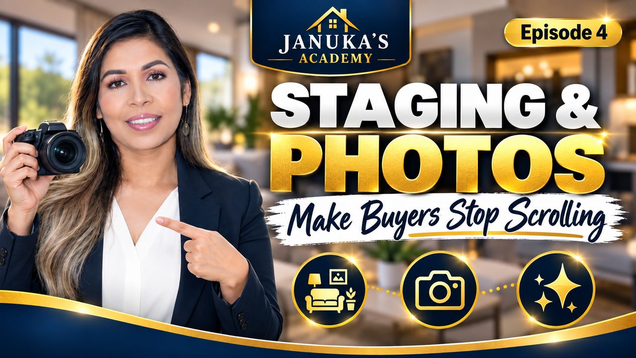 Staging, Photos, and Listing Presentation